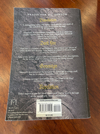 Heartstone. C. J. Sansom. 2010.