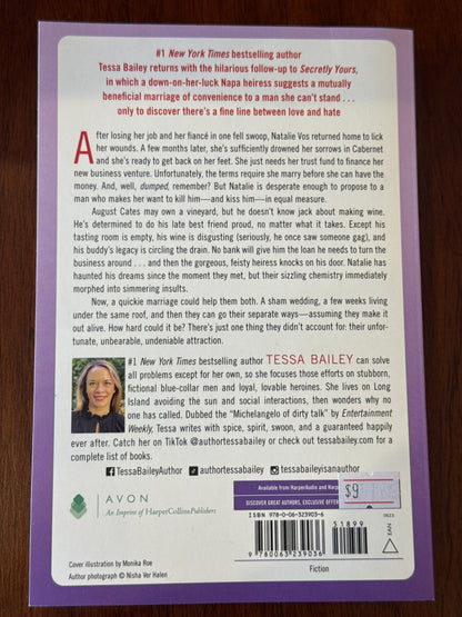 Unfortunately yours. Tessa Bailey. 2023.