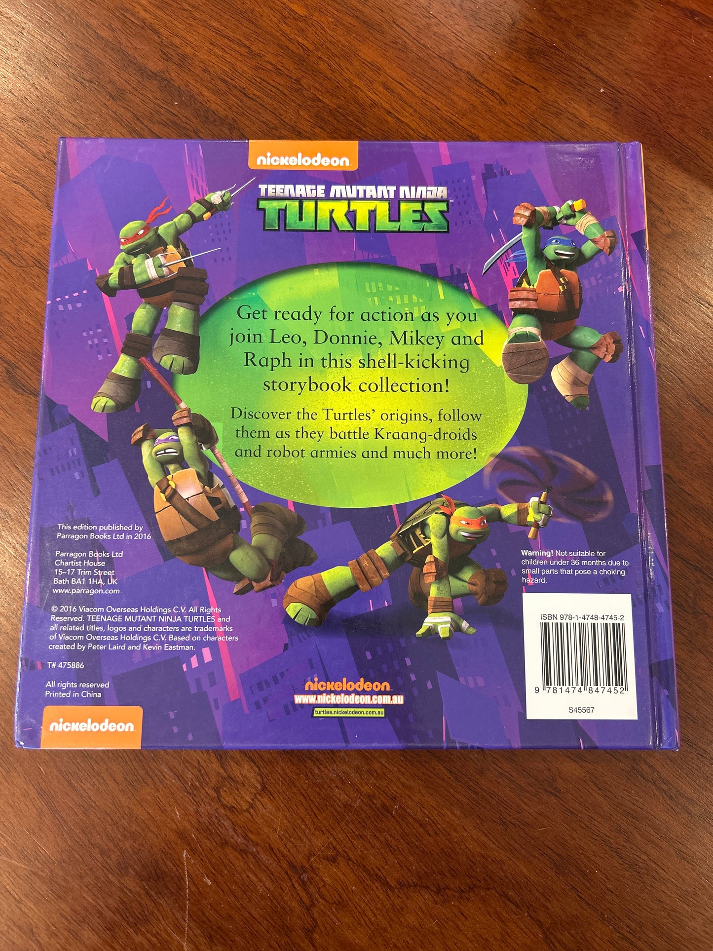Teenage Mutant Ninja Turtles storybook collection. [n. a.]. 2016.