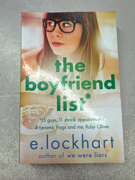 Boyfriend list*. E. Lockhart. 2016.