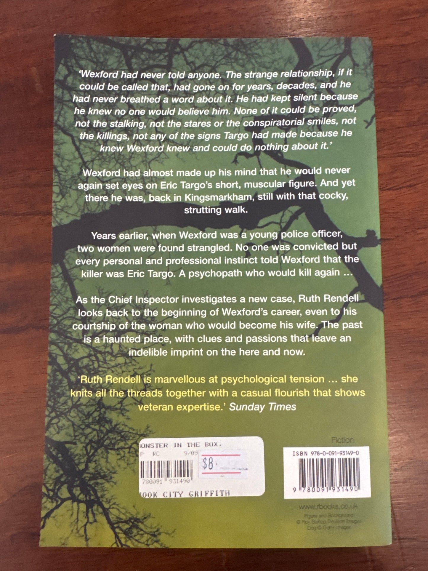 Monster in the box. Ruth Rendell. 2009.
