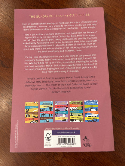 Lost art of gratitude. Alexander McCall-Smith. 2009.