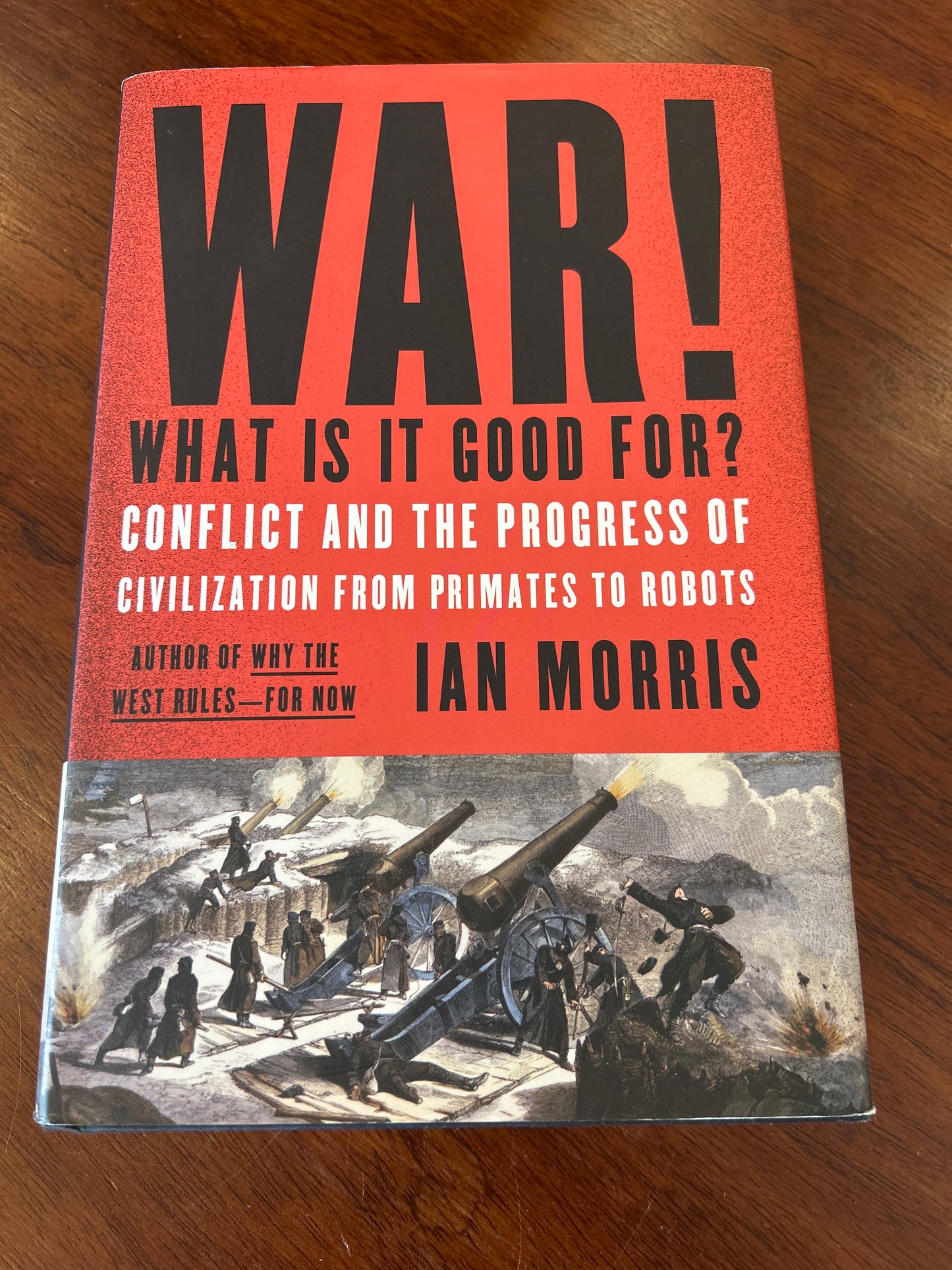 War! What is it good for?: conflict and the progress of civilization from primates to robots. Ian Morris. 2014.