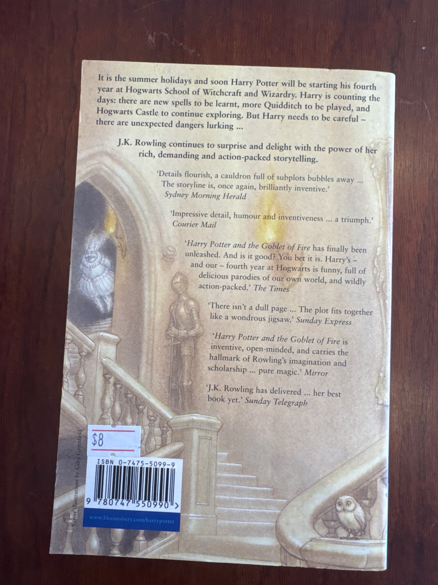 Harry Potter & the goblet of fire. J. K. Rowling.