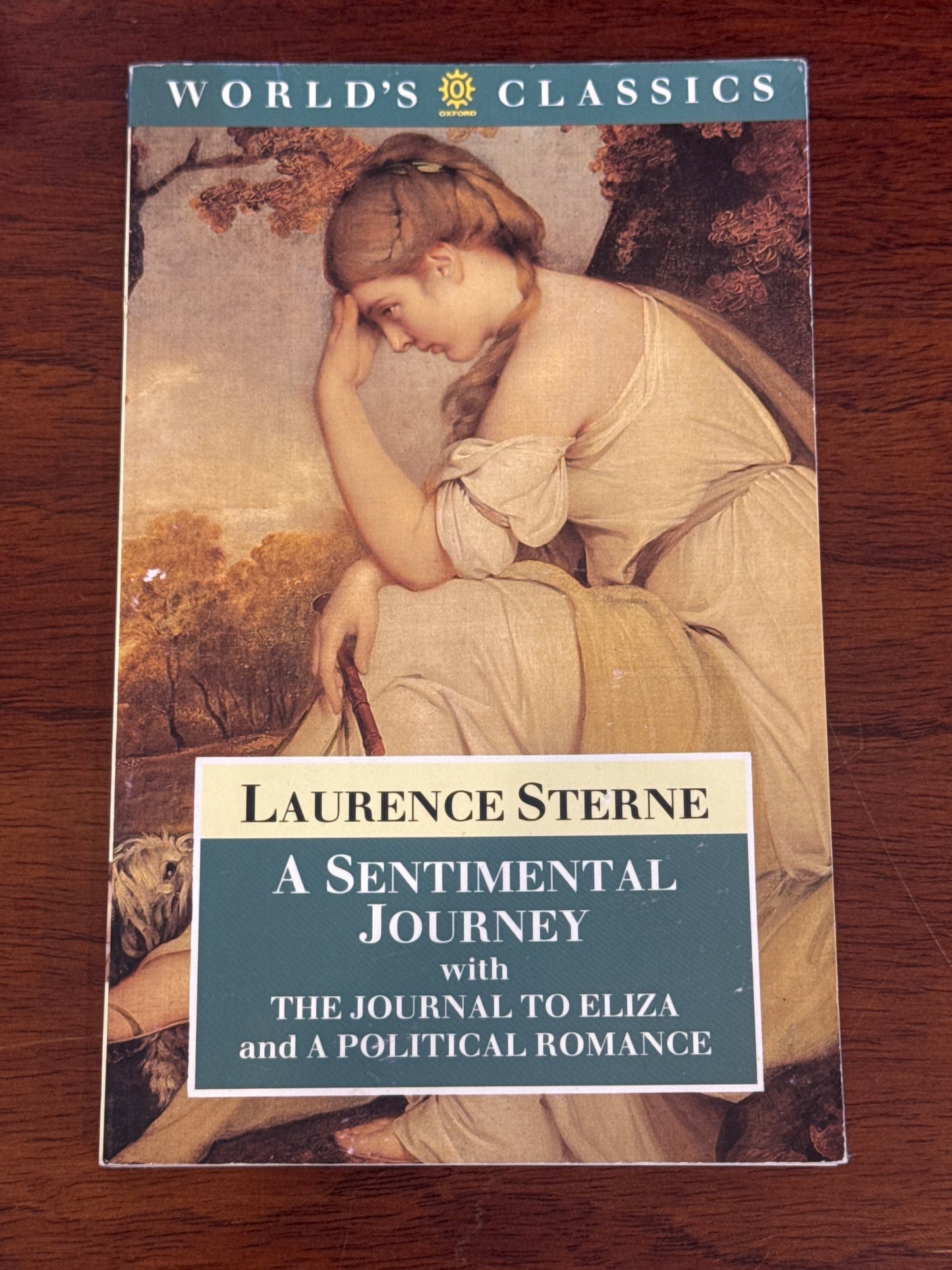 Sentimental Journey with the journal to Eliza and a political romance. Laurence Sterne. 1984.