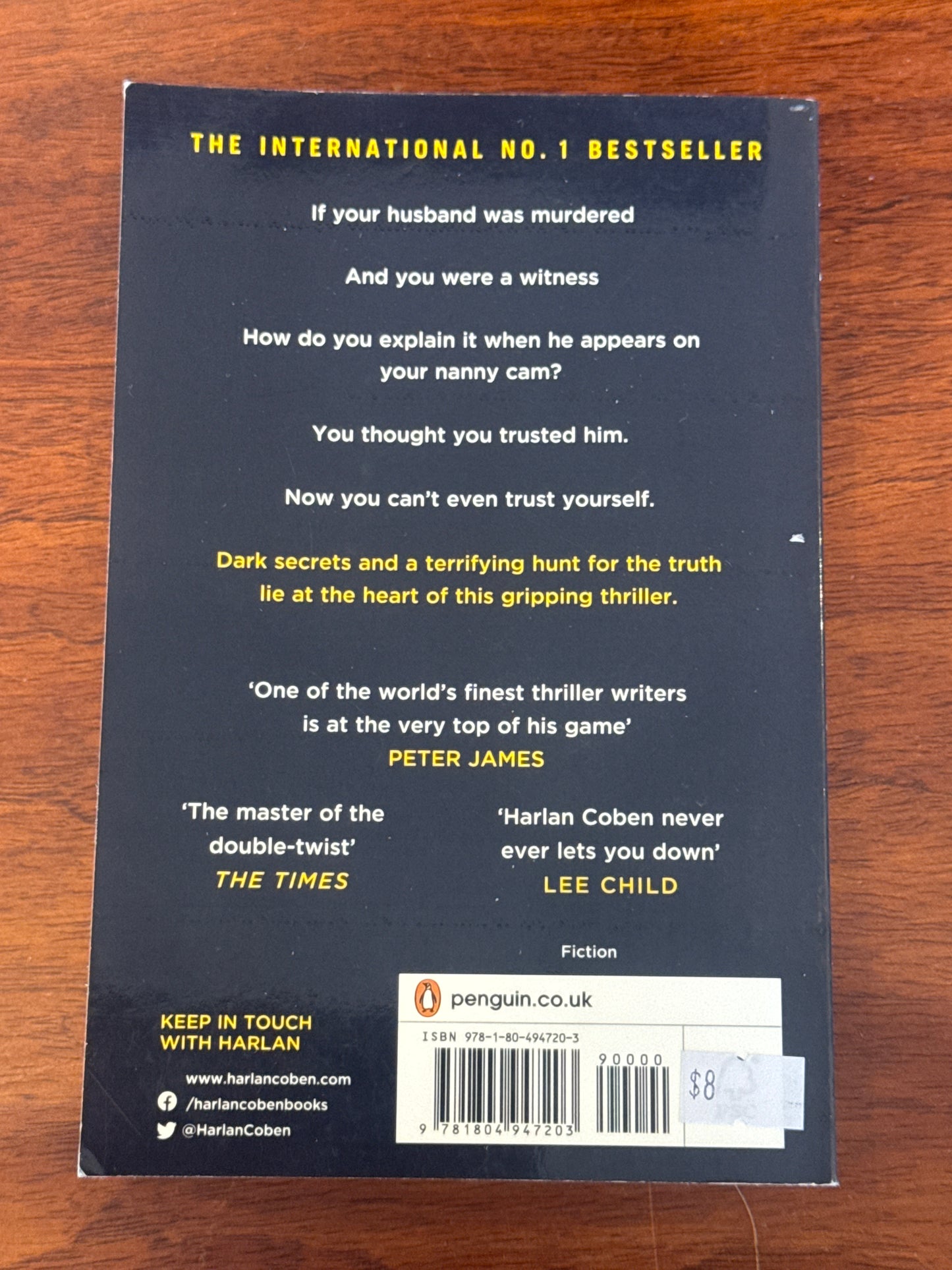 Fool me once. Harlan Coben. 2023.
