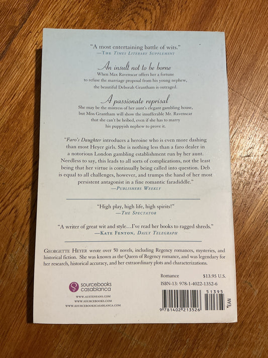 Faro’s daughter. Georgette Heyer. 2008.