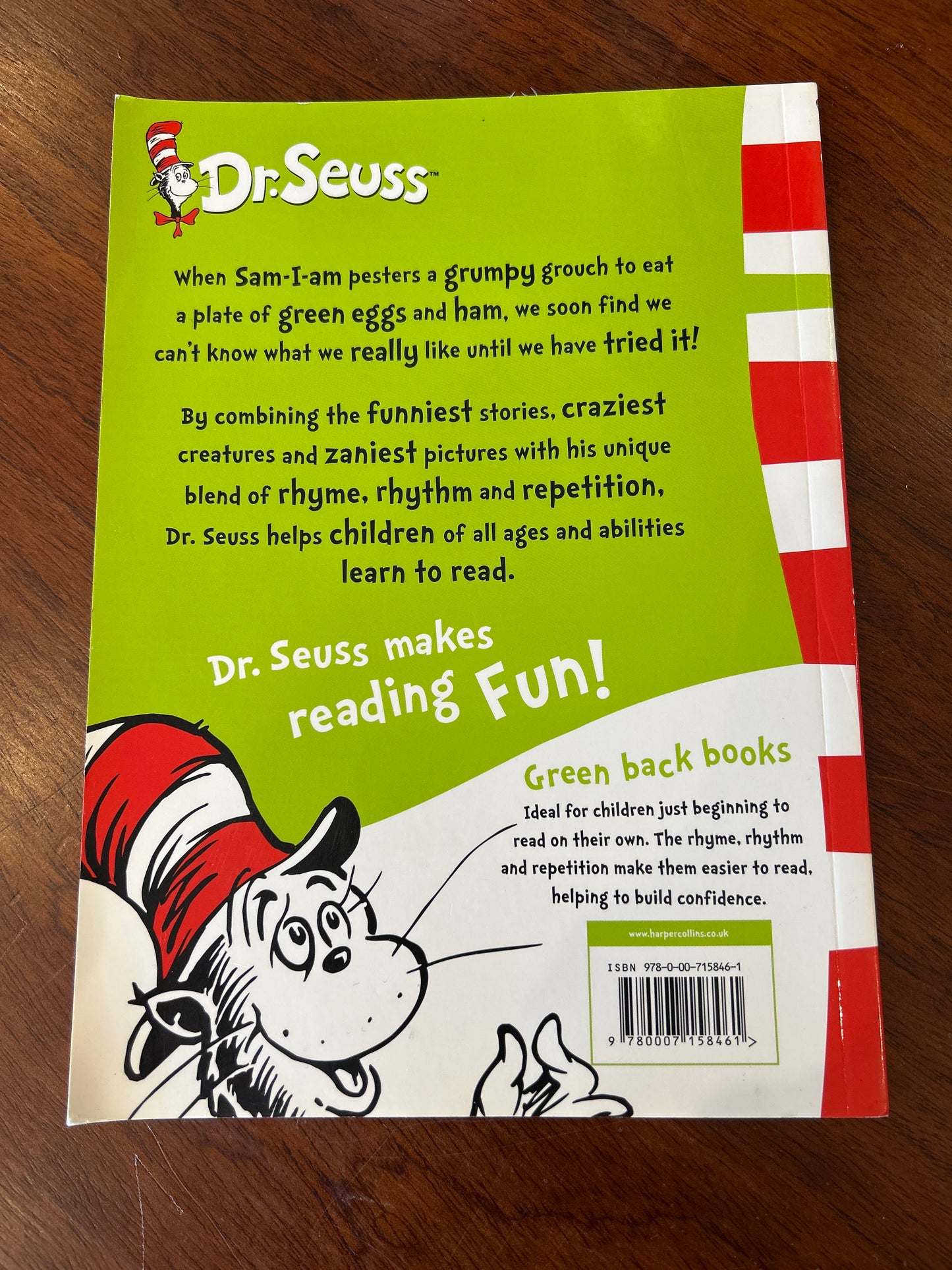 Green eggs and ham. Dr Seuss. 2003.