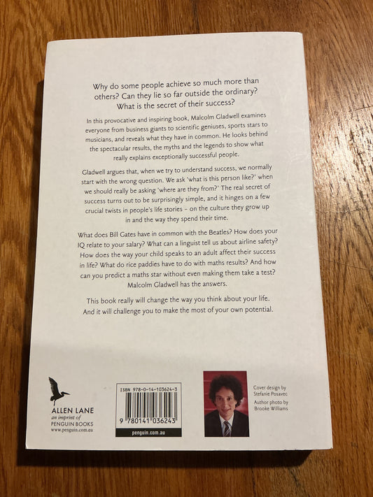 Outliers: the story of success. Malcolm Gladwell. 2008.