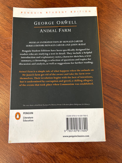 Animal farm. George Orwell. 1999.