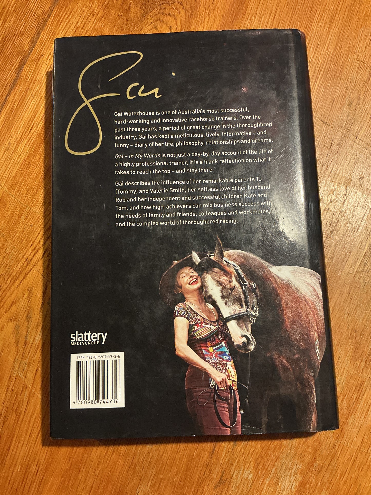 Gai in my words. Gai Waterhouse. 2010.