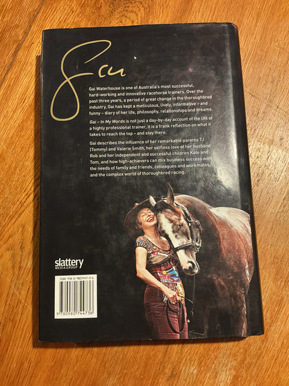 Gai in my words. Gai Waterhouse. 2010.