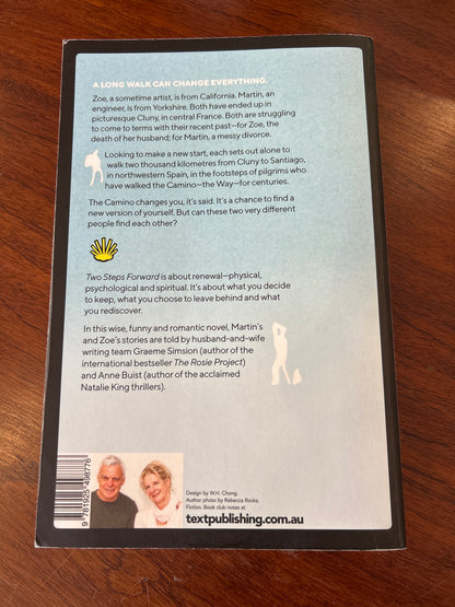 Two steps forward. Graeme Simsion & Anne Buist. 2017.