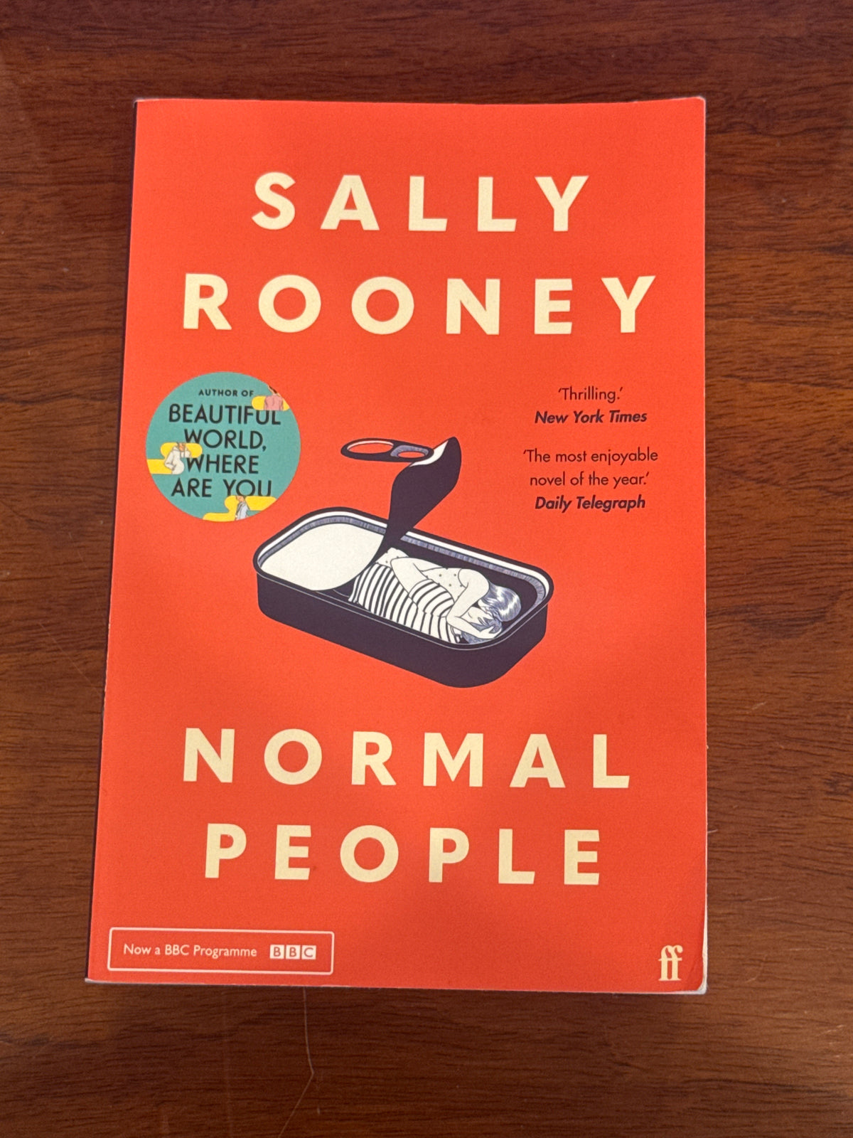 Normal people. Sally Rooney. 2022.