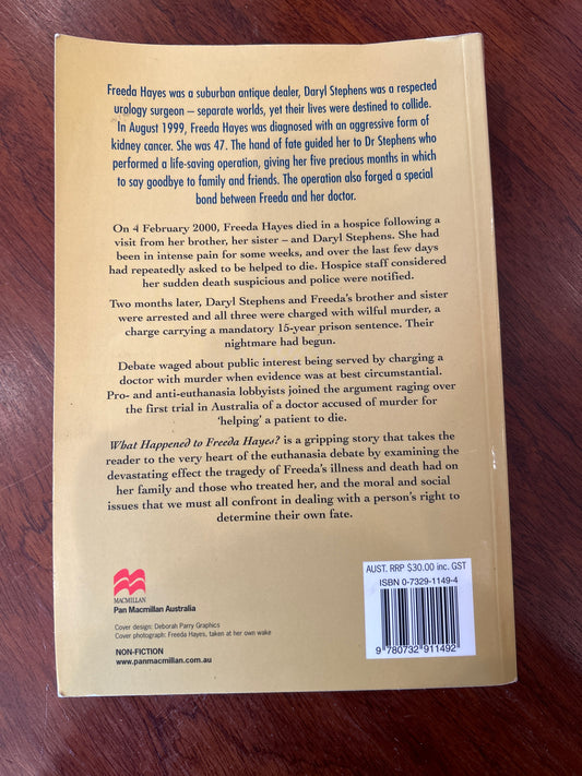 What happened to Freeda Hayes? Robin Bowles. 2002.
