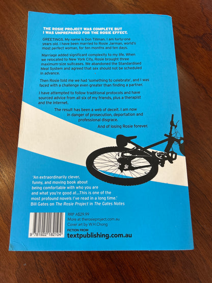 Rosie effect. Graeme Simsion. 2014.