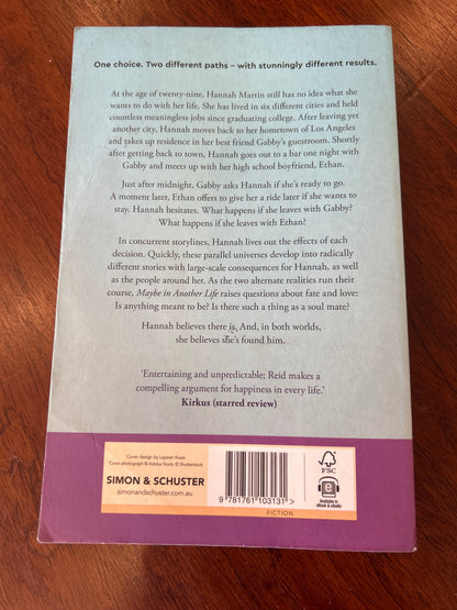 Maybe in another life. Taylor Jenkins Reid. 2021.