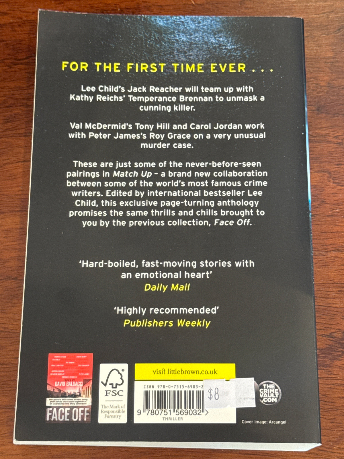 Match Up. Edited by Lee Child. 2017.