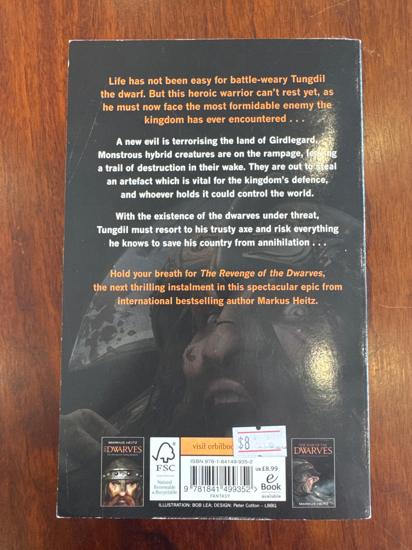 Revenge of the Dwarves. Markus Heitz. 2011.