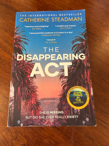 Disappearing act. Catherine Steadman. 2021.