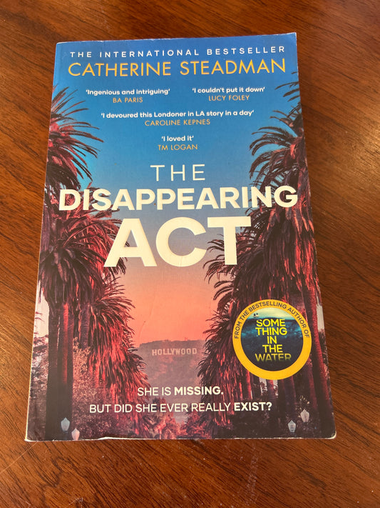 Disappearing act. Catherine Steadman. 2021.