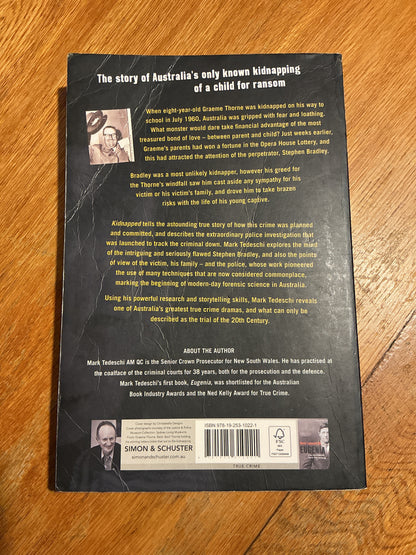 Kidnapped: the crime that shocked the nation. Mark Tedeschi. 2015.