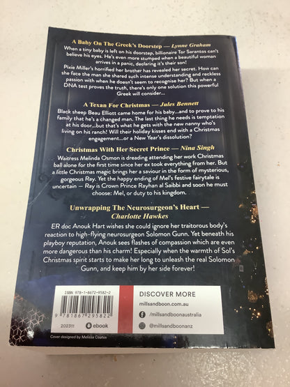 Christmas blockbuster 2023. Lynne Graham, Jules Bennett, Nina Singh & Charlotte Hawkes. 2023.