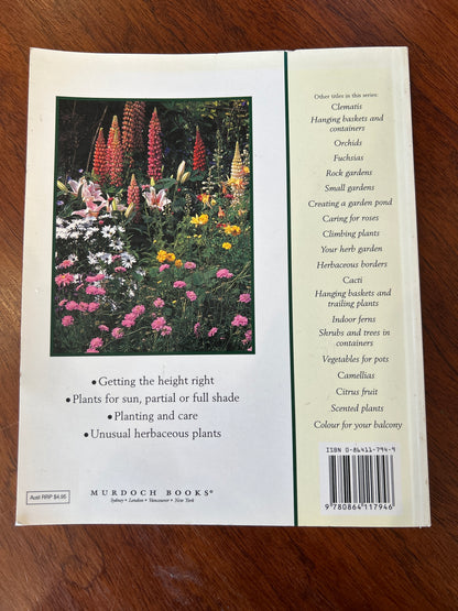 Success with herbaceous borders. Dorothee Waechter. 1998.