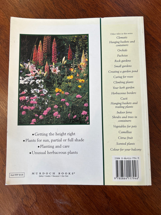 Success with herbaceous borders. Dorothee Waechter. 1998.