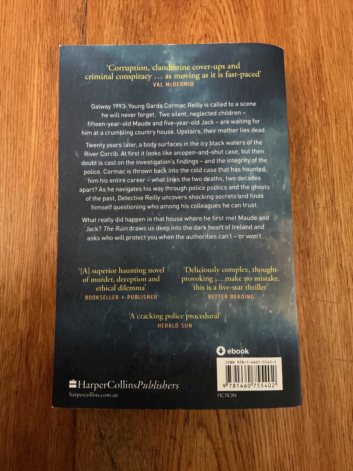 The Ruin. Dervla McTiernan. 2019.