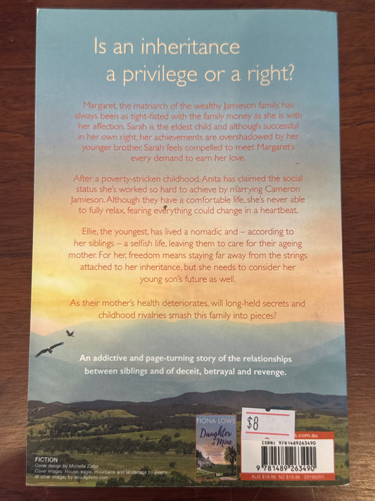 Birthright. Fiona Lowe. 2019.