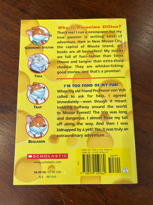 I’m too fond of my fur. Geronimo Stilton. 2004.