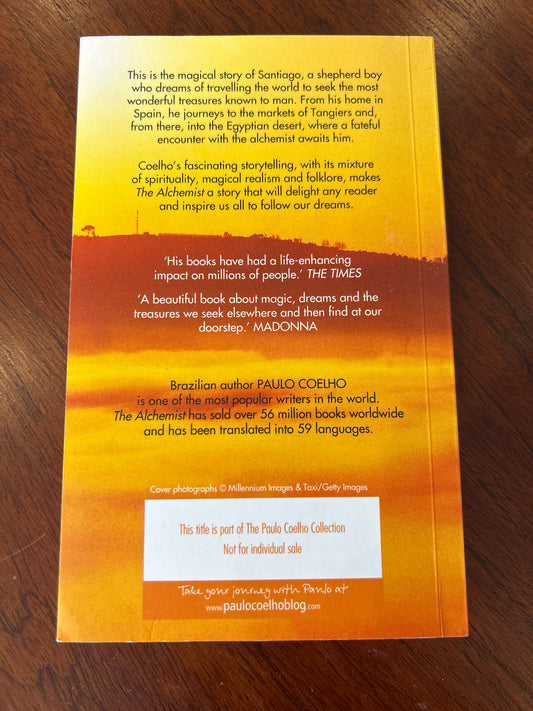 Alchemist. Paulo Coelho. 2002.