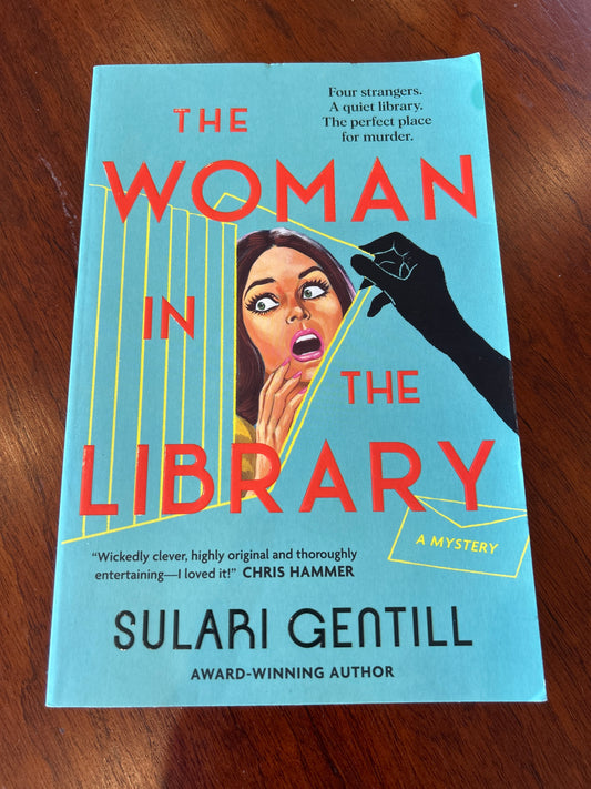 Woman in the library. Sulari Gentill. 2022.