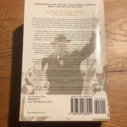 Churchill. Roy Jenkins. 2002.
