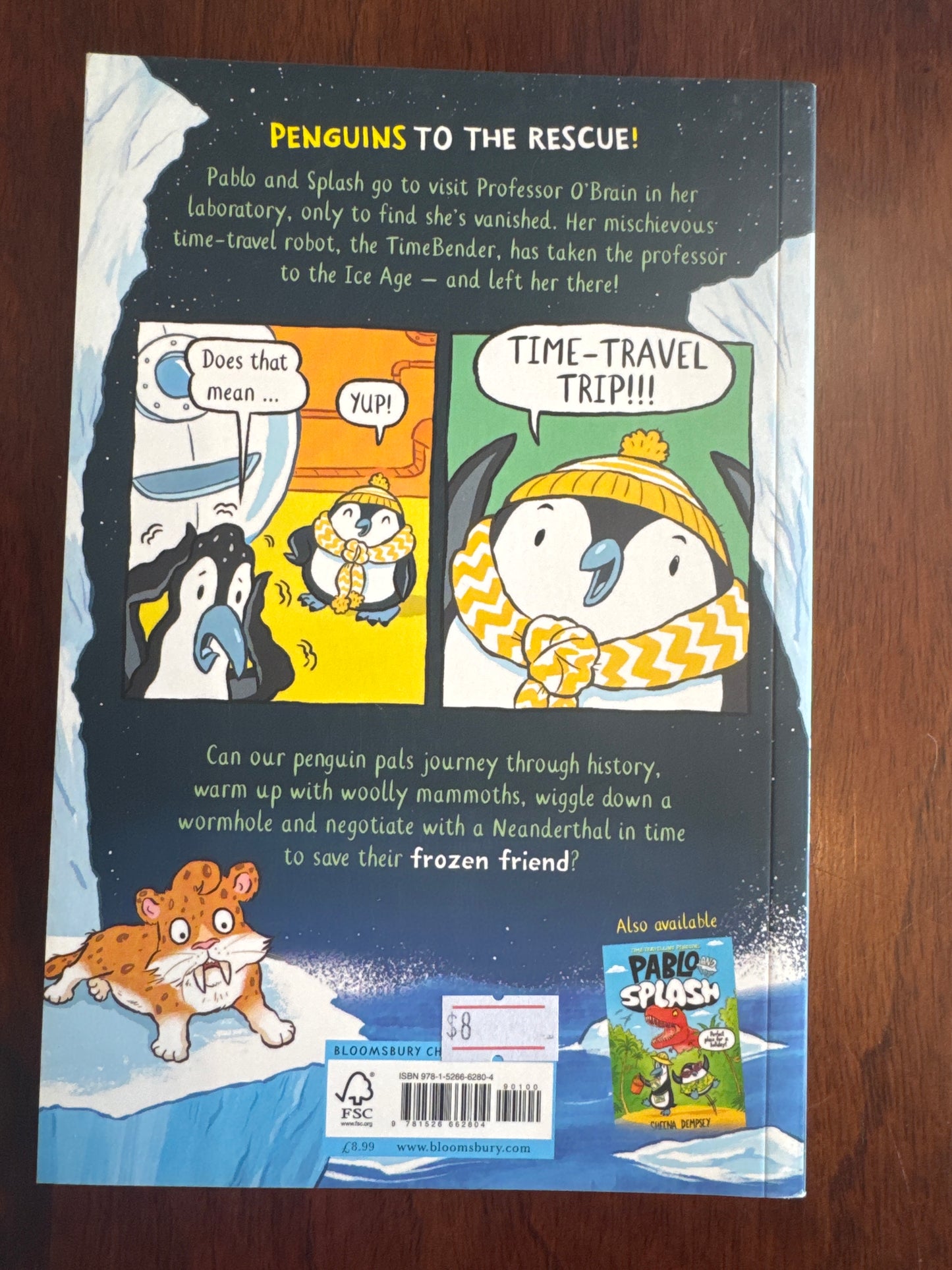 Pablo and Splash Frozen in Time. Sheena Dempsey. 2024.