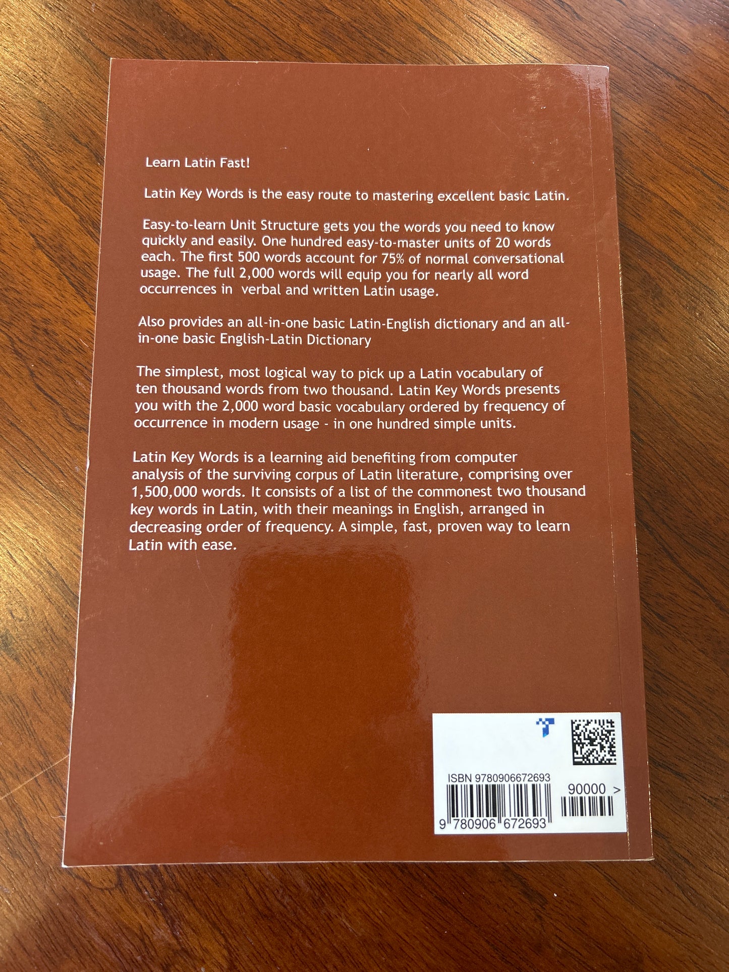 Latin key words. Jerry Toner. 2021.