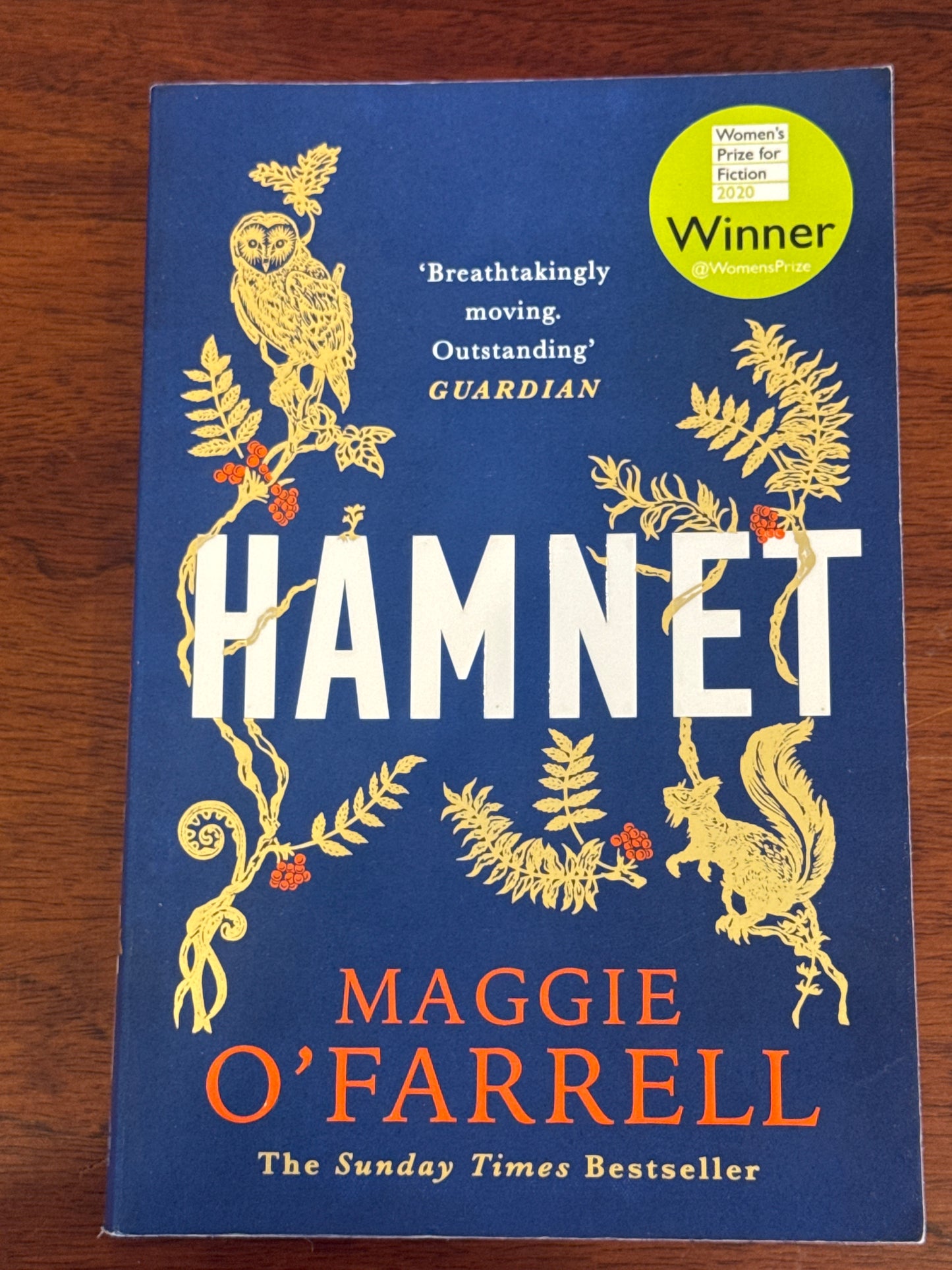 Hamnet. Maggie O’Farrell. 2021.