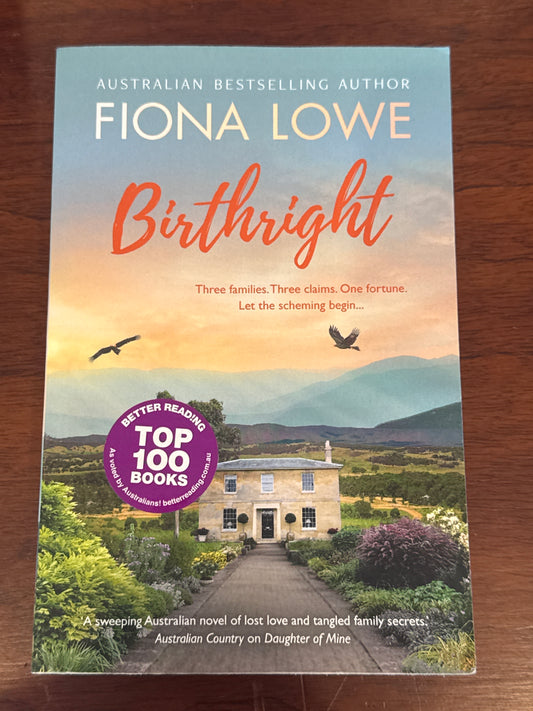 Birthright. Fiona Lowe. 2019.