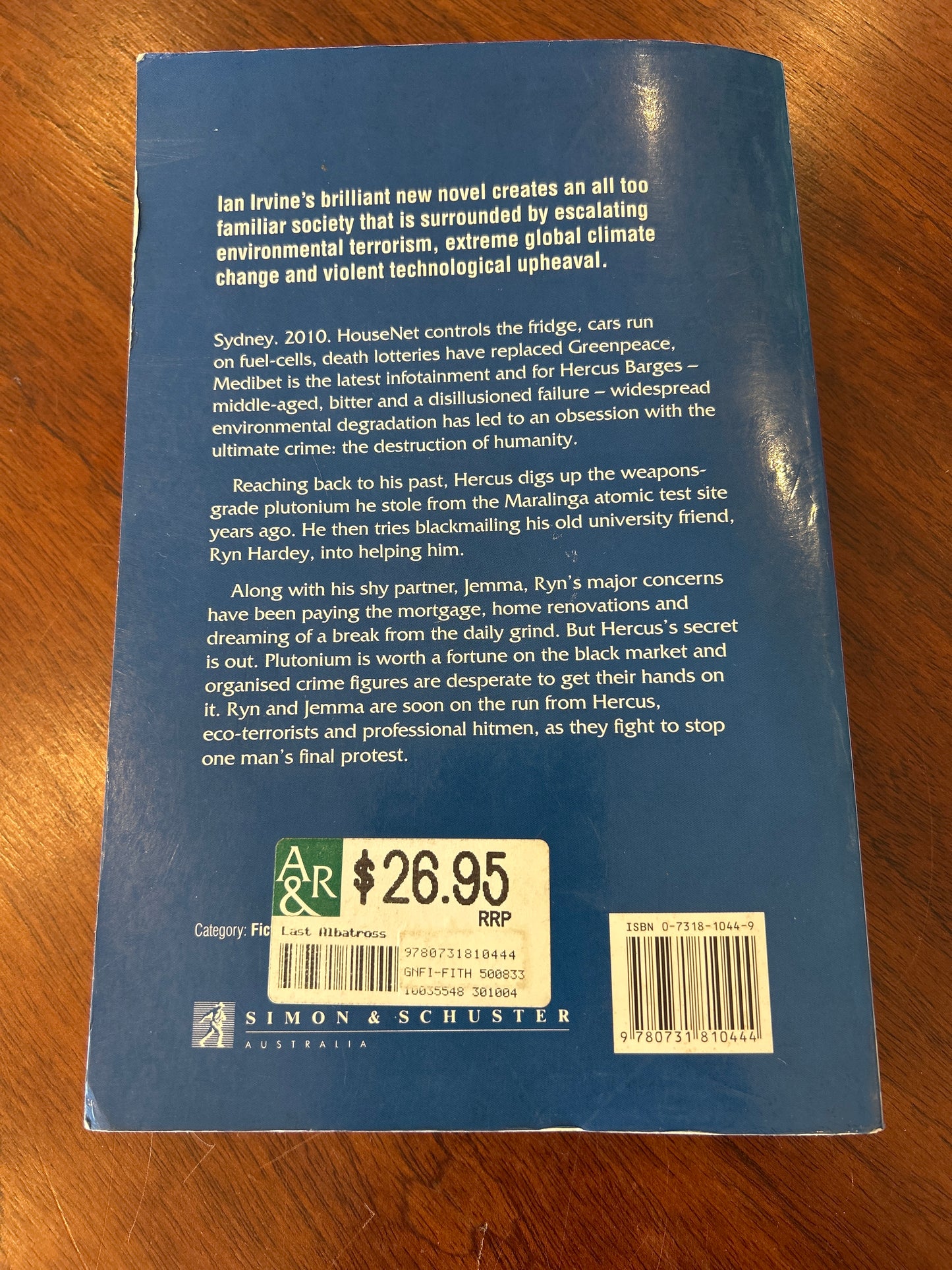 Last albatross. Ian Irvine. 2000.