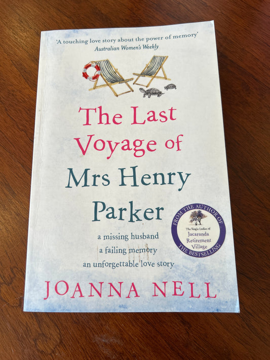 Last voyage of Mrs Henry Parker. Joanna Nell. 2020.