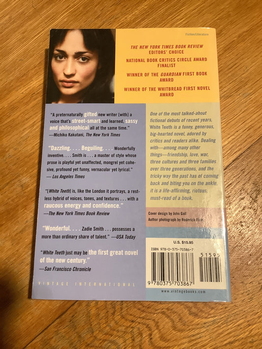 White teeth. Zadie Smith. 2011.