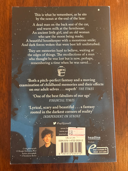 Ocean at the end of the lane. Neil Gaiman. 2014.