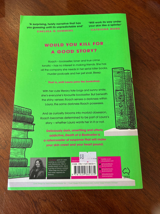 Death of a bookseller. Alice Slater. 2023.