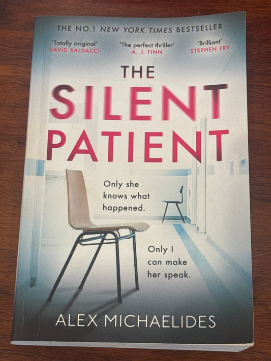 Silent patient. Alex Michaelides. 2019.