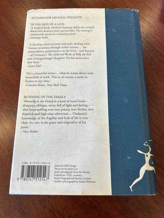 English patient. Michael Ondaatje. 1992.