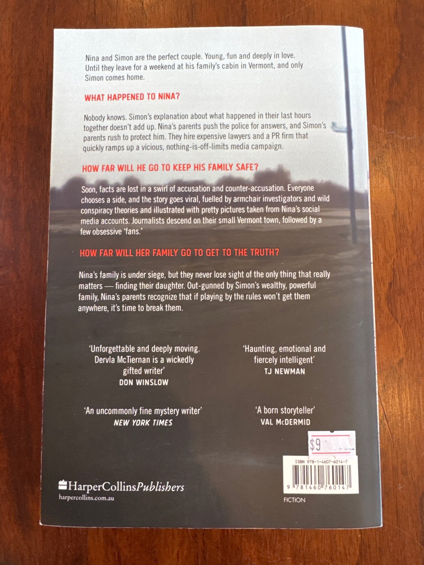 What happened to Nina? Dervla McTiernan. 2024.