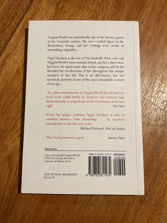 Virginia Woolf. Nigel Nicolson. 2001.