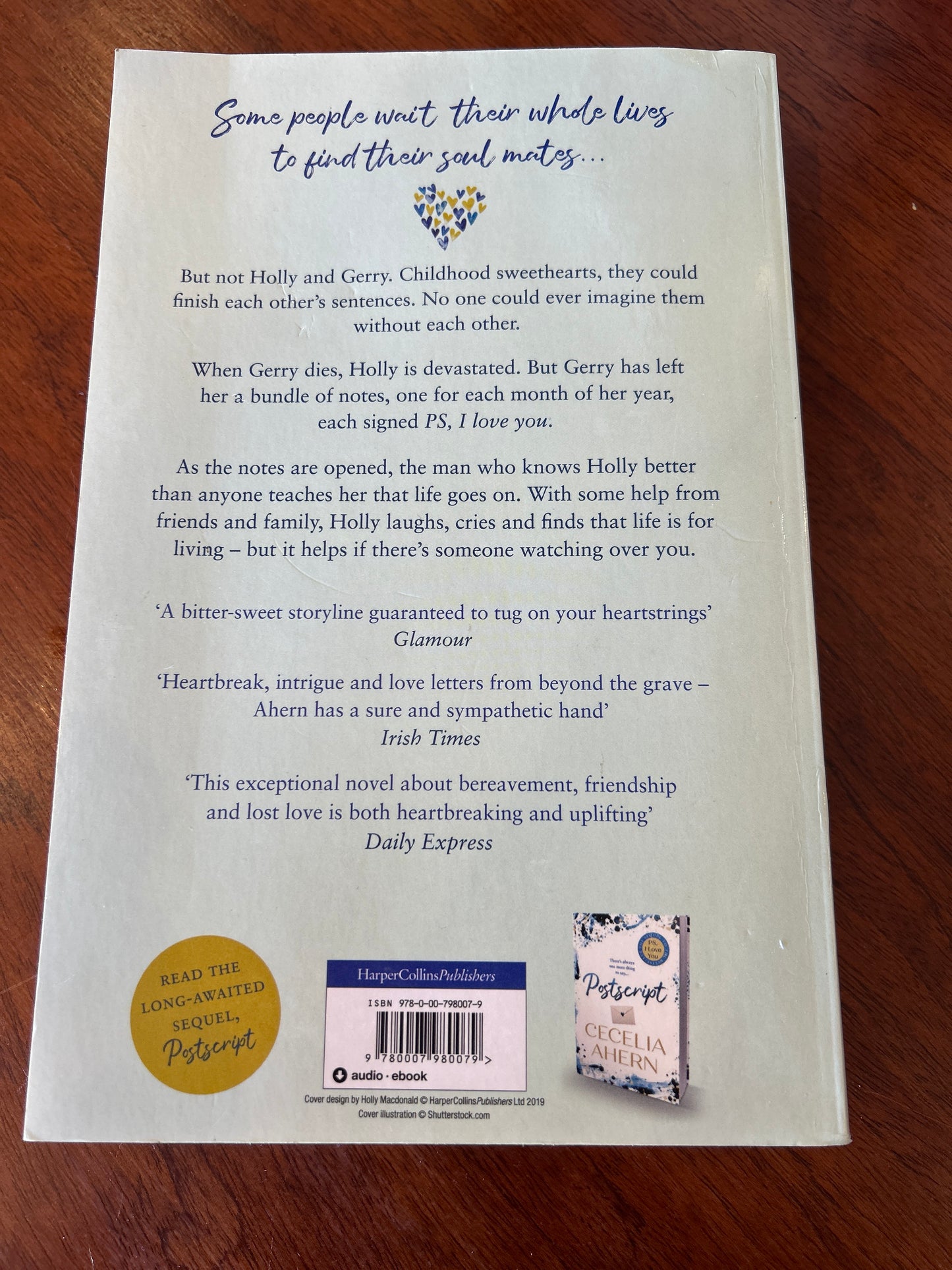 P.S. I love you. Cecelia Ahern. 2004.