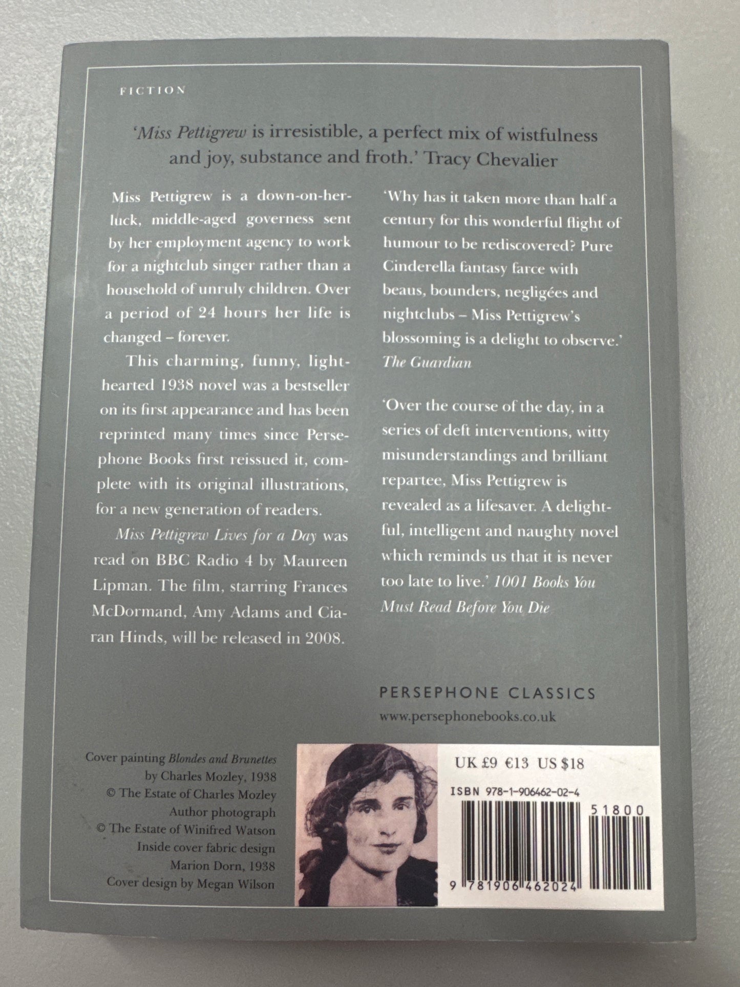 Miss Pettigrew Lives For A Day. Winifred Watson. 2008.